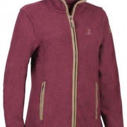 Blouson polaire femme Scotland bordeaux PERCUSSION