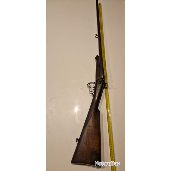 Fusil  chien extrieur 16mm a percussion centrale catgorie D  St tienne