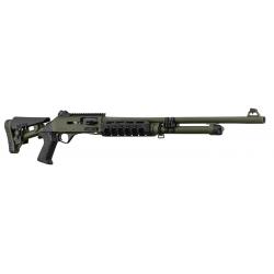 Fusil semi-automatique Aksa Arms S4 Extreme - 12/76 / 24" / Vert OD