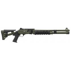 Fusil semi-automatique Aksa Arms S4 Extreme - 12/76 / 18.5" / Vert OD