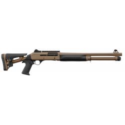 Fusil semi-automatique Aksa Arms S4 FX03 - 12/76 / Tan / Beige / FDE