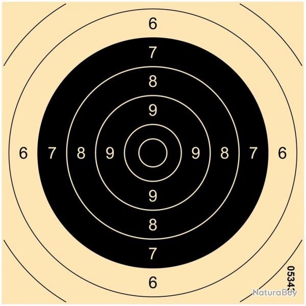 Centre de cible C50 prcision 26x26