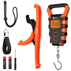 PESON À GIBIER JUSQU'À 50KG + ACCESSOIRES - ORANGE - LIVRAISON GRATUITE