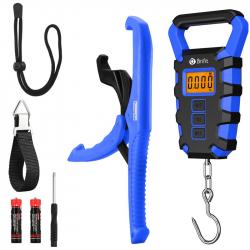PESON À GIBIER JUSQU'À 50KG + ACCESSOIRES - BLEU - LIVRAISON GRATUITE