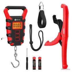 PESON À GIBIER JUSQU'À 50KG + ACCESSOIRES - ROUGE - LIVRAISON GRATUITE
