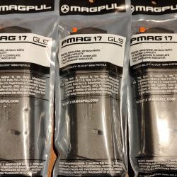 Chargeurs PMAG Magpul Glock 17 coups 9mm - Lot de 3 chargeurs -