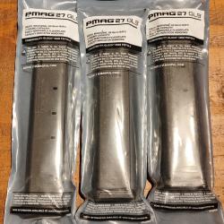 Chargeurs PMAG Magpul Glock 27 coups 9mm - Lot de 3 chargeurs -