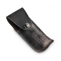 Étui cuir gris anthracite (taille L-XL) [Old Bear]