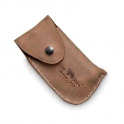 Étui cuir brun pour serpette (taille L) [Old Bear]