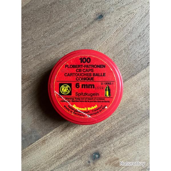Cartouches de balle conique 6mm