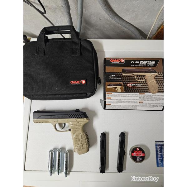 PISTOLET GAMO BLOWBACK - CAT D - PT-85 DESERT