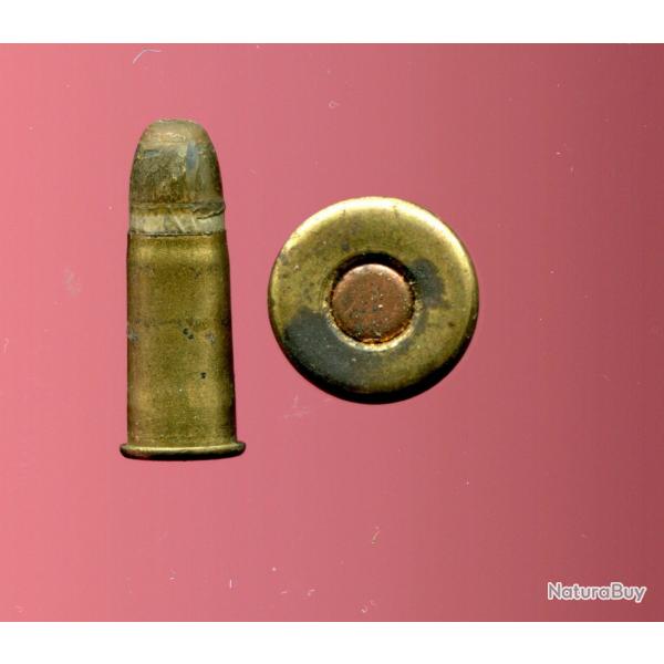 9 mm Nagant Belge - balle plomb calepine de papier blanc - tui laiton - ,amorce cuivre