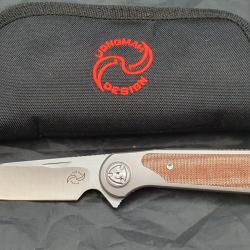 Couteau pliant du coutelier Américain LIONG MAH - Modèle Zulu - Etat NEUF