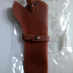 HOLSTER WESTERN CUIR  POUR REVOLVER DROITIER
