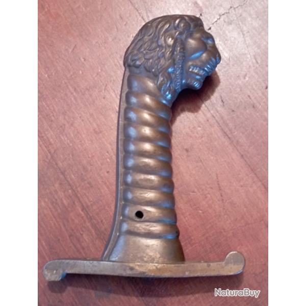 Poigne monobloc de glaive Bavarois Mle 1892.