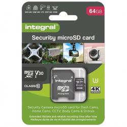 Carte micro SD 64 GB Security Camera Integral