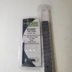 rail 20 moa Warne Picatinny Acier pour Savage SA - Accu Trigger