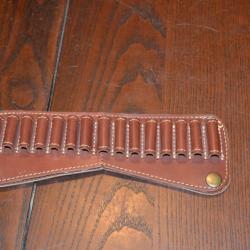 Cartouchière de ceinture cuir