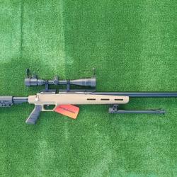 PACK13 Carabine PCP Snowpeak M30C 6,35 mm 19,9 J.+ lun. 4-16 x 40AO + Bipied + Kit puissan