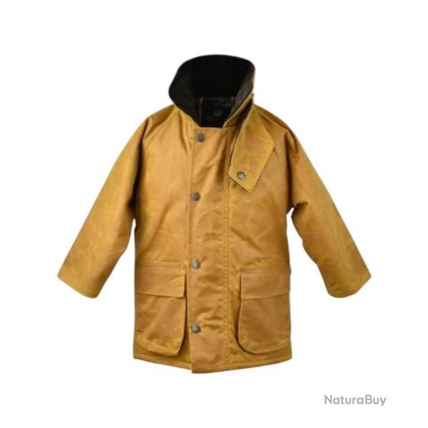 Manteau huil enfant - jaune moutarde 3/4 ans