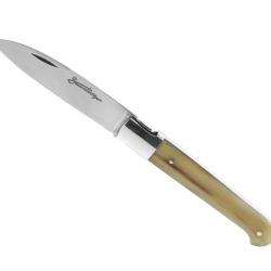 COUTEAU SAUVETERRE POINTE DE CORNE 9CM INOX