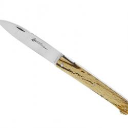 COUTEAU SAUVETERRE PLEIN MANCHE HETRE 11CM INOX