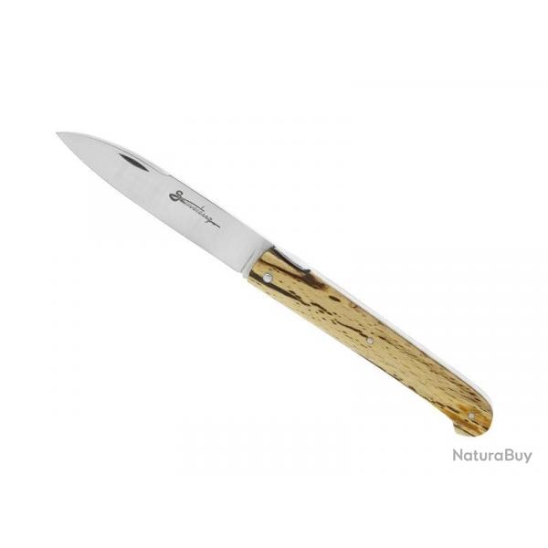 COUTEAU SAUVETERRE PLEIN MANCHE HETRE 11CM INOX
