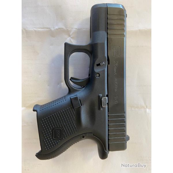 Pistolet Glock 26 Gen 5 cal 9 x 19