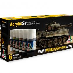 Set de peinture Chars Allemand WWII | Italeri (0000 1336)