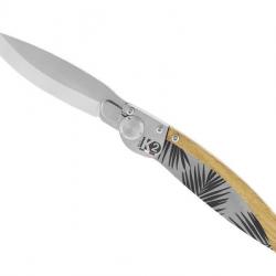 COUTEAU K2® OLIVIER DECOR FEUILLES