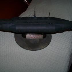 Maquette monté peinte et patiné du Sous-marin Anglais .. HMS X-Craft ..WWII aux 1/35 ... L . 46cm ..