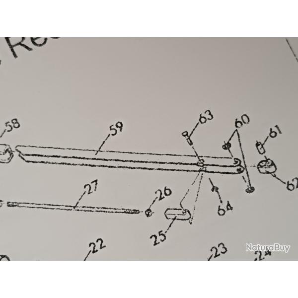 GOUPILLE BRAS D'ARMEMENT POUR AIR COMPRIME DIANA 48/52/54/75T01