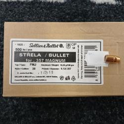 Ogives Sellier & Bellot 357 magnum fmj 158 grs (x500)
