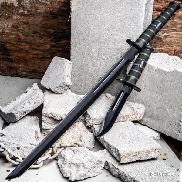 LOT COUTEAUX DE COMBAT ET D'PES DE COMBAT USMC BLACKOUT United Cutlery 1