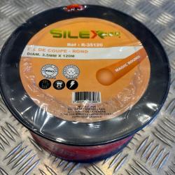 bobine fil coupe rond magic round debroussailleuse 120m X diam 3,5mm silex gamme pro