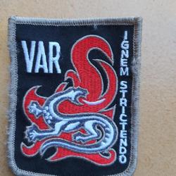 PATCH ECUSSON SAPEUR POMPIER  VAR