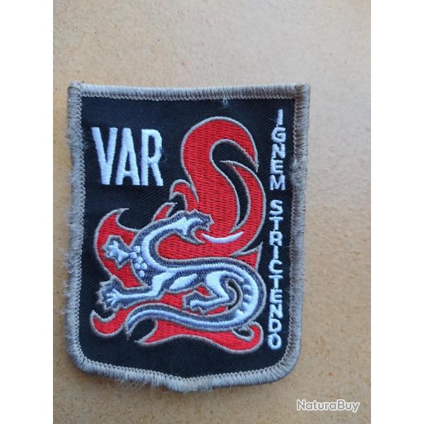 PATCH ECUSSON SAPEUR POMPIER  VAR