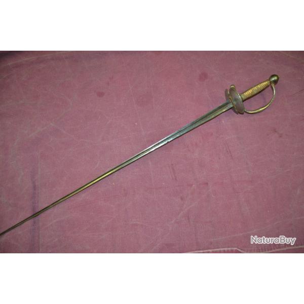Epe de ville d' officier subalterne poque Louis XVI fuse et garde repere
