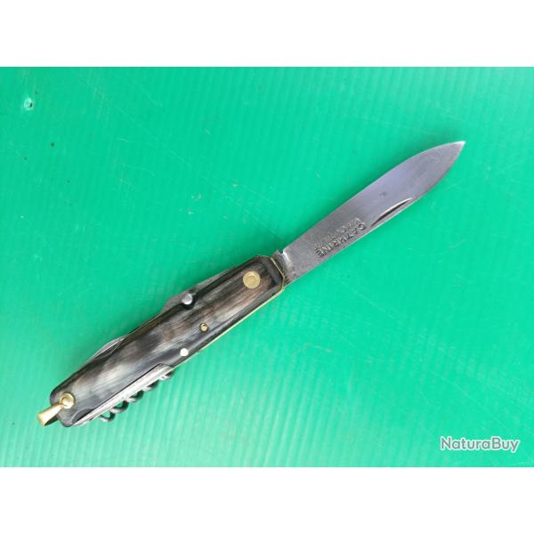 ANCIEN  COUTEAU MULTI FONCTIONS :   185 PRADEL   CATHRINE  VIMOUTIERS  .  PARFAIT FONCTIONNEMENT .