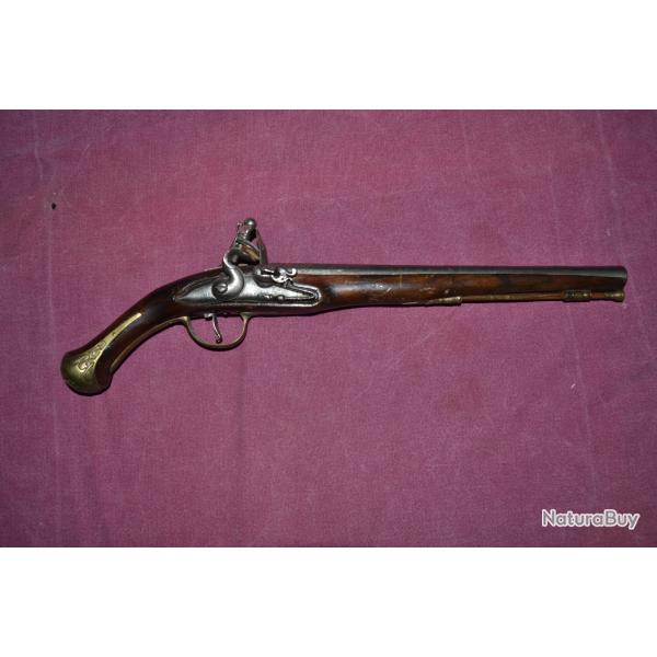 grand pistolet  silex ancien louis XIV