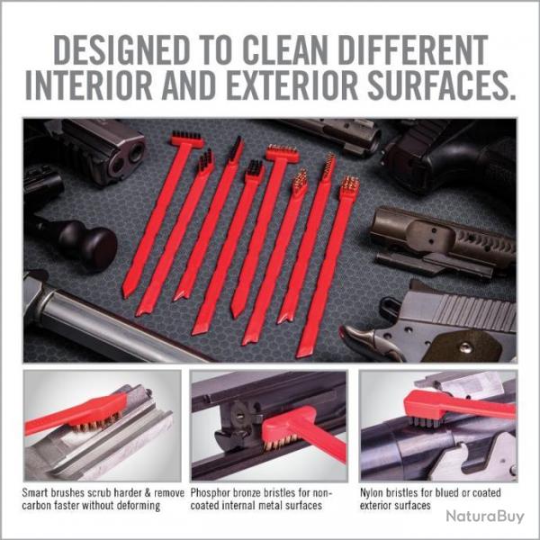 Wahoo Cat. B ! - REAL AVID - SET DE NETTOYAGE BROSSES SMART BRUSH