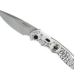 COUTEAU AUTOMATIQUE PRO-TECH TACTICAL RESPONSE 5 SKULL