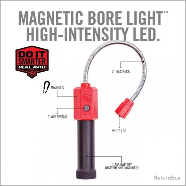 Wahoo Cat. B ! - REAL AVID - LAMPE MAGNETIQUE FLEXIBLE POUR ENTRETIEN ARME