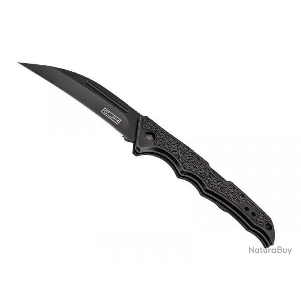 COUTEAU CJH ALUMINIUM 13CM INOX TOUT NOIR