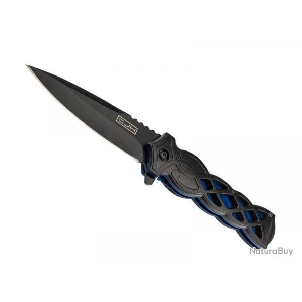 COUTEAU CJH ABS NOIR CELTIQUE 12CM INOX NOIR