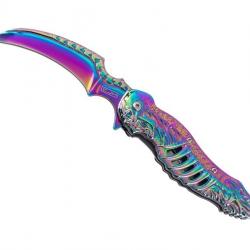 COUTEAU CJH ARC-EN-CIEL 12CM INOX