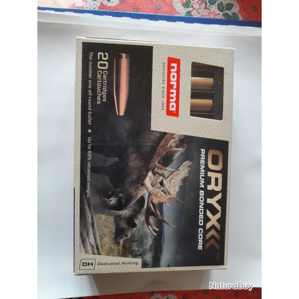 1 boite neuve de 20 munitions Norma calibre 300 Weatherby Magnum Oryx 180 grains