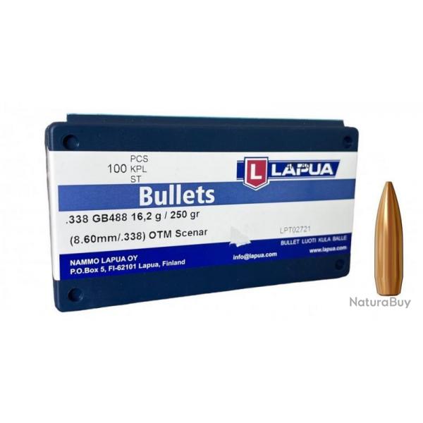 .338 250gn lapua scenar GB488 X100