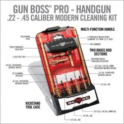 Wahoo Cat. B ! - REAL AVID - KIT DE NETTOYAGE ARMES DE POING - GUN BOSS PRO