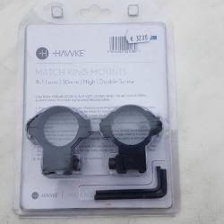 colliers HAWKE MATCH RING MOUNTS 30 mm rail 9-11mm